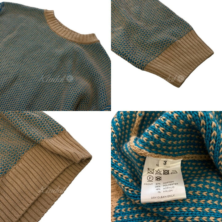 楽天市場】【中古】matsufuji 「Raven Pattern Crew Neck Knit 