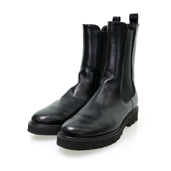 楽天市場】【中古】RODE SKO フェイクレザーサイドゴアブーツ ブラック 