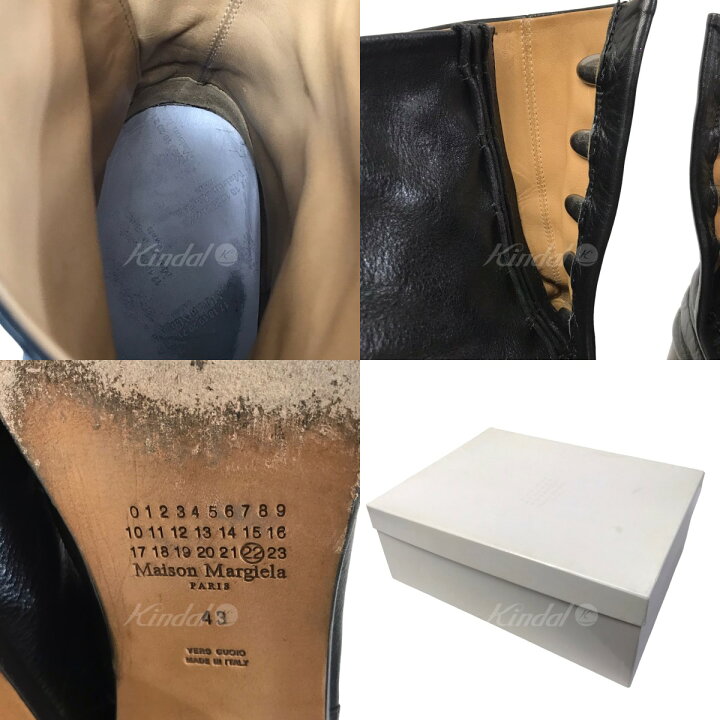 楽天市場】【中古】Maison Margiela 22 足袋ブーツS37WU0310 ブラック 