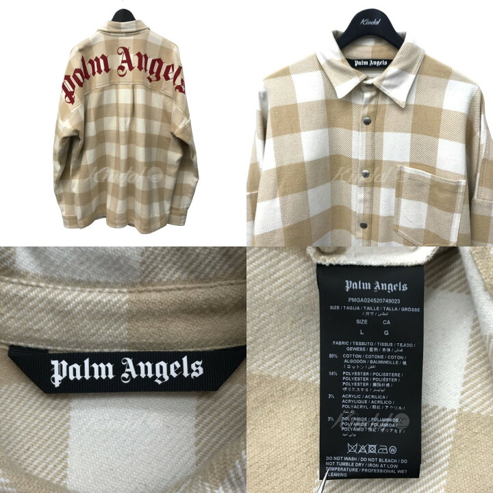 楽天市場】【中古】PALM ANGELSバックロゴプリントオーバーチェック 