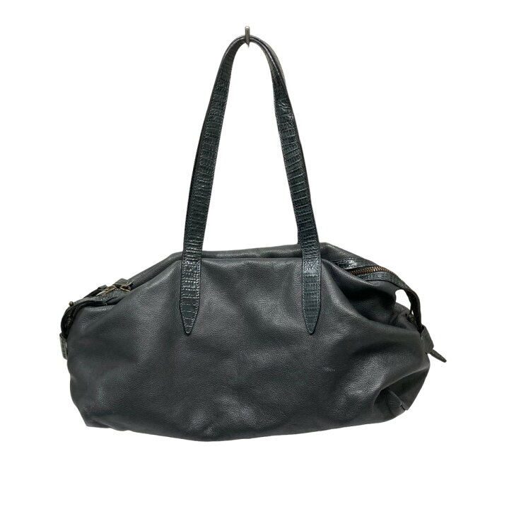 楽天市場】【中古】DRIES VAN NOTEN レザーボストンバッグ ダーク 