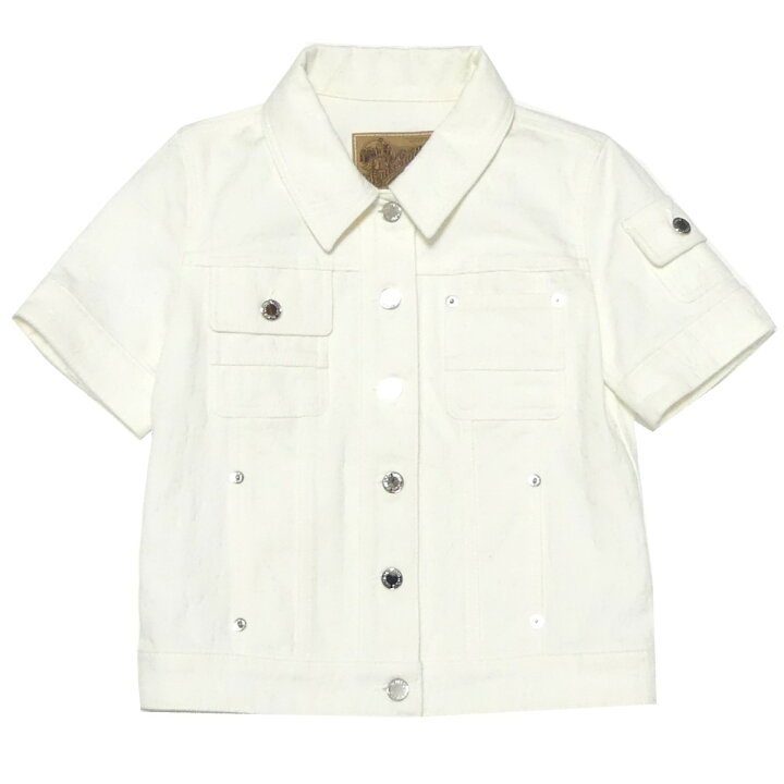 楽天市場】【中古】LOUIS VUITTON モノグラム デニム 半袖ジャケット 