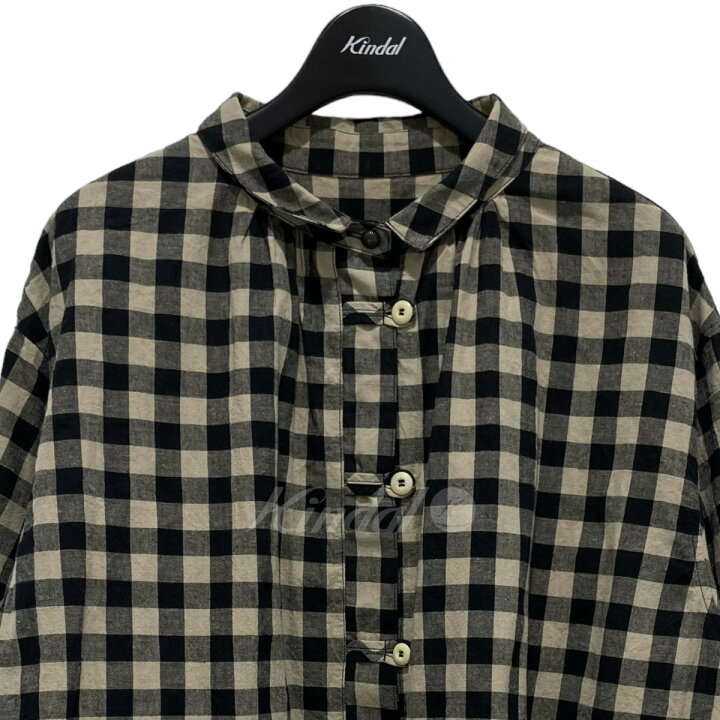 楽天市場】【中古】nest Robe 23SS コットンリネンワッシャーギンガム 