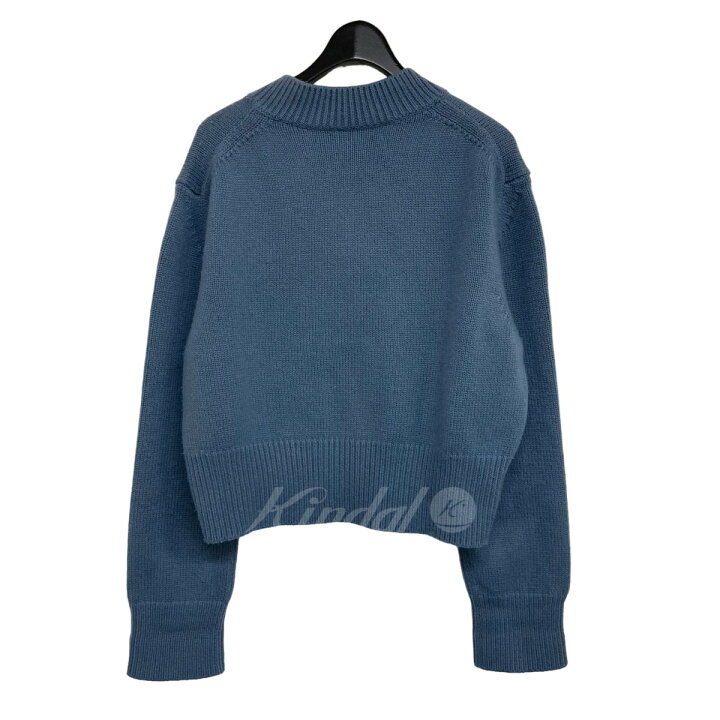 楽天市場】【中古】CELINEフィービー期 カシミヤVネックニット ブルー 