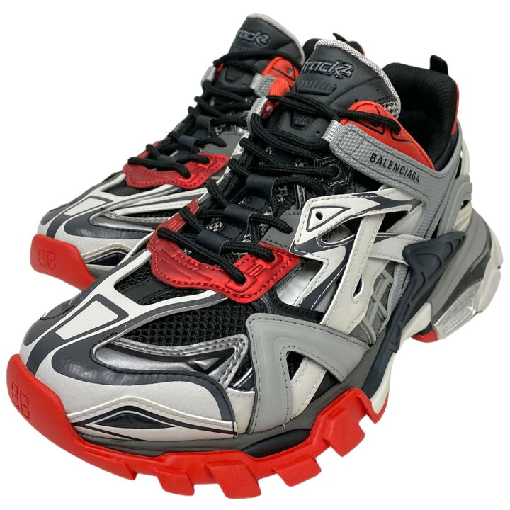 楽天市場】【中古】BALENCIAGA track2 トラック2スニーカー靴 レッド 