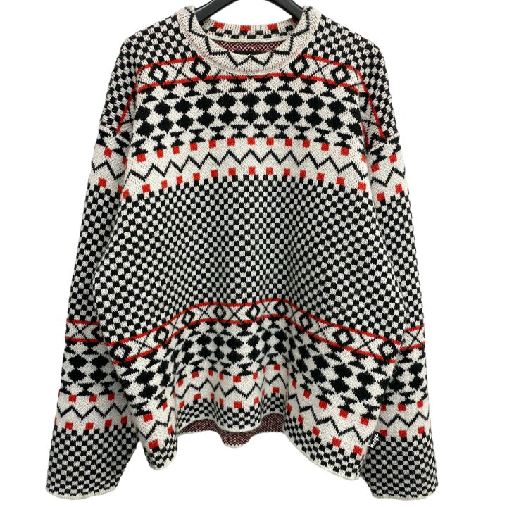 楽天市場】【中古】stussy×NOMA t．d． 23SS Jacquard Knit Crew 