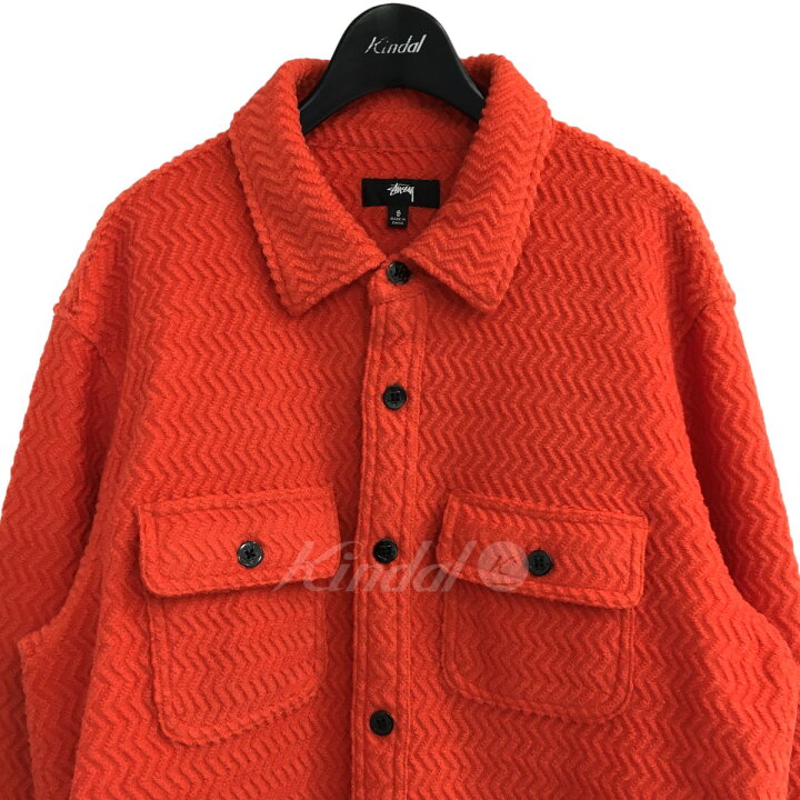 楽天市場】【中古】Stussy｢Textured Wool CPO LS Shirt｣ニットCPO 