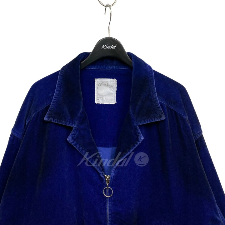 楽天市場】【中古】ANCELLM 23AW C／Velvet Zipup Jacket USED加工 