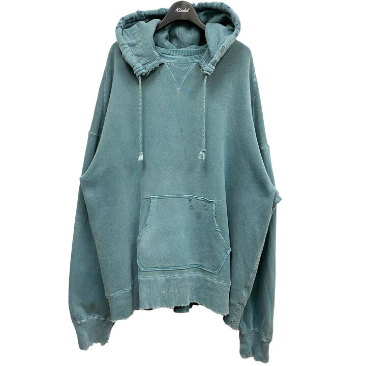 楽天市場】【中古】ANCELLM×WISM 別注22AW Damage Sweat Hoodie EX  