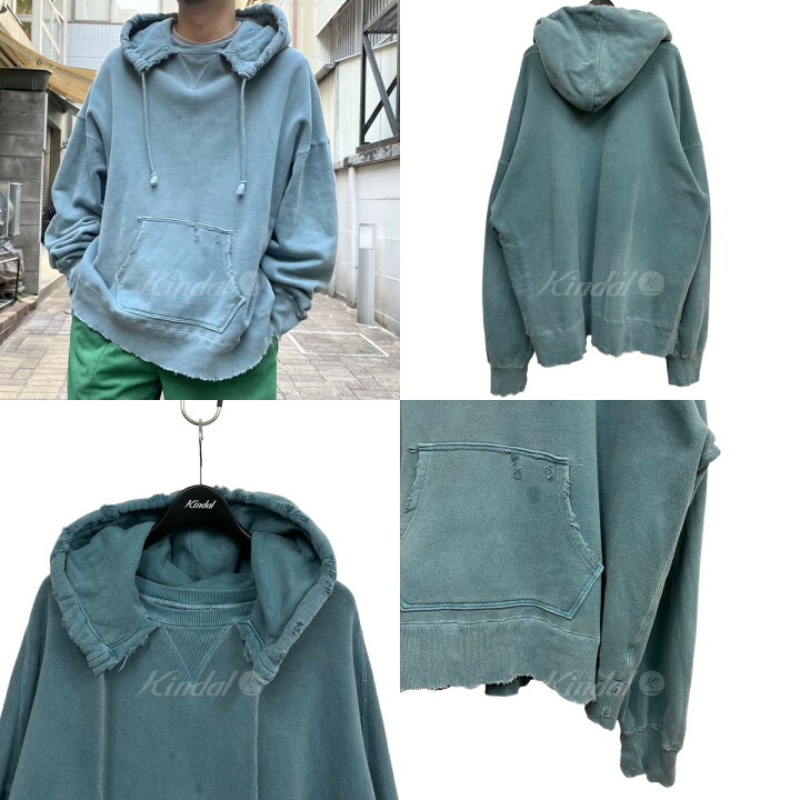 楽天市場】【中古】ANCELLM×WISM 別注22AW Damage Sweat Hoodie EX 