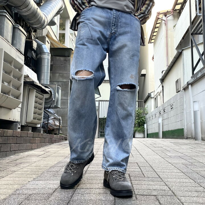 楽天市場】【中古】ANCELLM×WISM ACW1 SELVEDGE WIDE USEDダメージ加工 