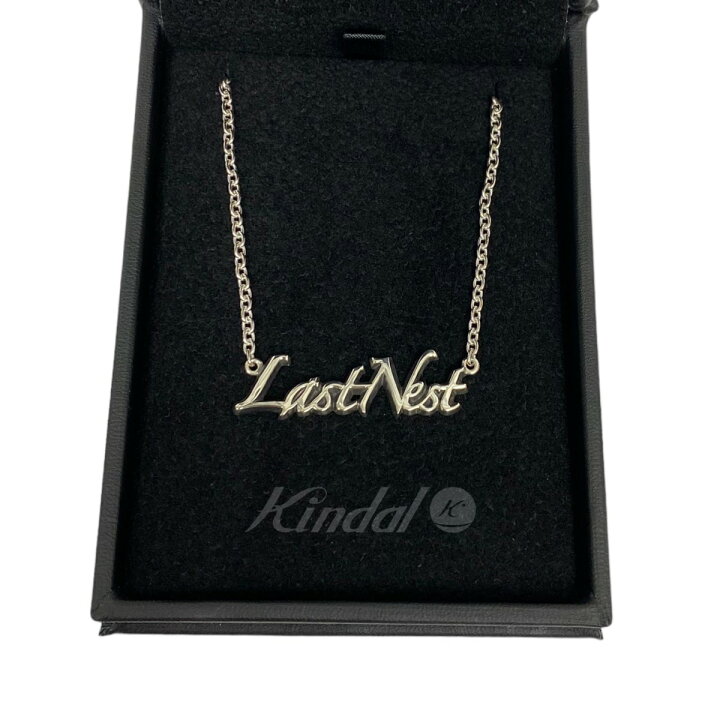 楽天市場】【中古】LAST NEST 23AW Logo Silver Necklessロゴシルバー 