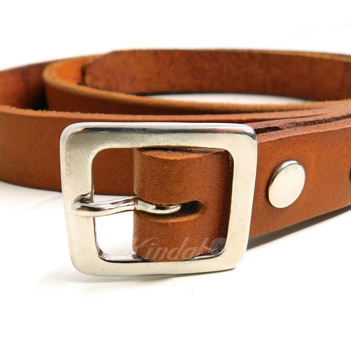楽天市場】【中古】HIDE AND SEEK Leather Belt 20mm ブラウン 