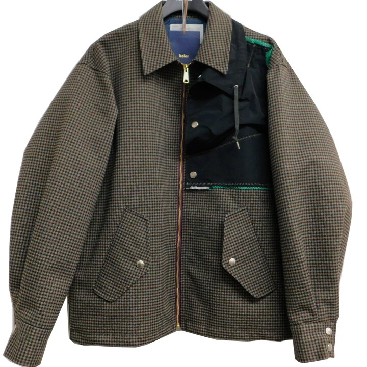 楽天市場】【中古】kolor 2023AW テックツィードボンディング BLOUSON 
