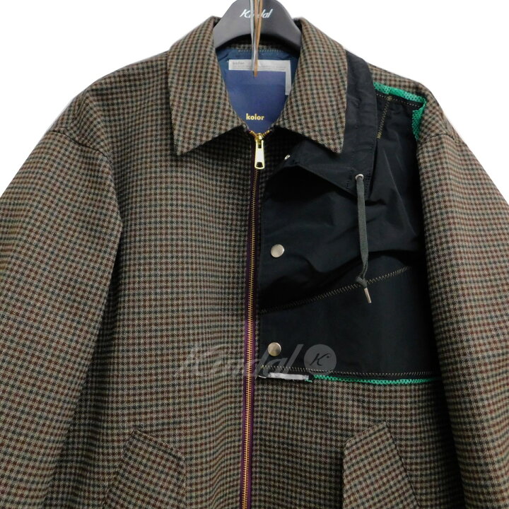楽天市場】【中古】kolor 2023AW テックツィードボンディング BLOUSON 