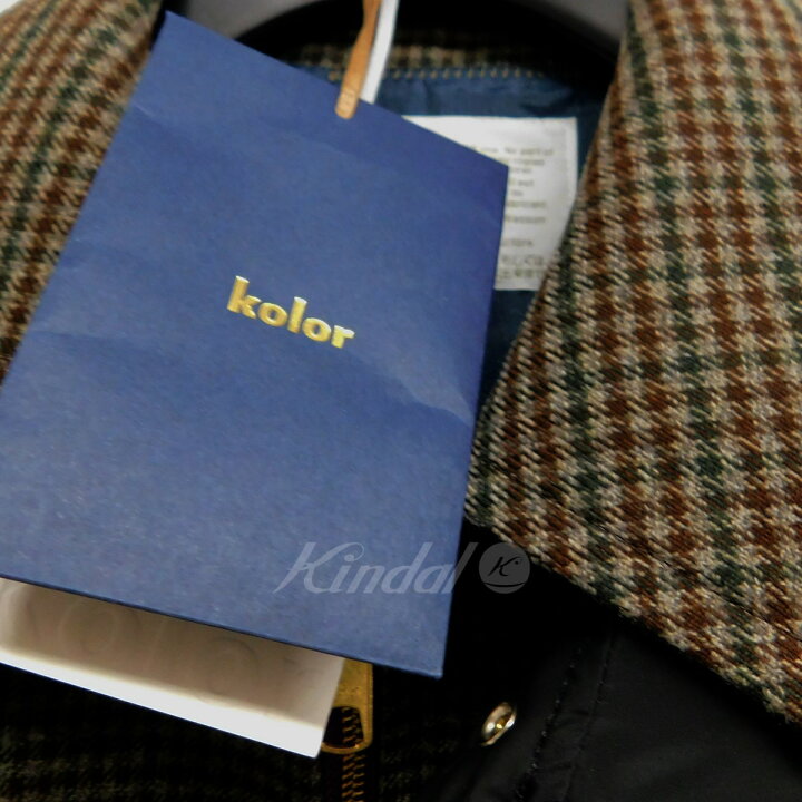 楽天市場】【中古】kolor 2023AW テックツィードボンディング BLOUSON 