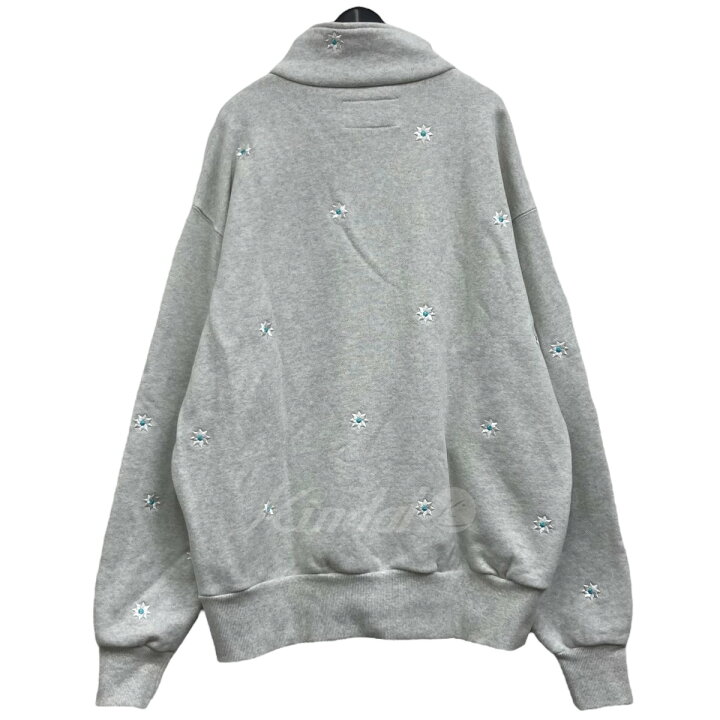 楽天市場】【中古】KEBOZ ×NICK GEAR ハーフジップスウェット グレー 