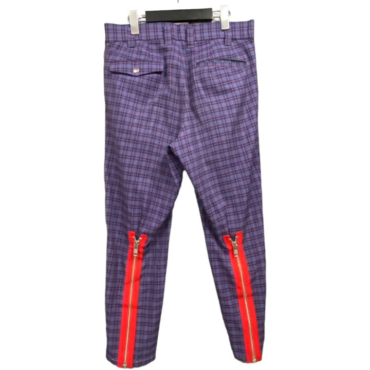 楽天市場】【中古】KIDILL チェックボンテージパンツ ネイビー サイズ 