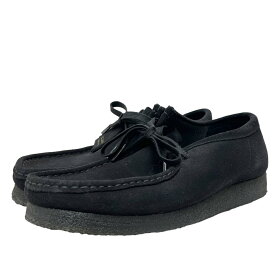 【中古】Clarks　WALLABEE ワラビーブーツ ブラックスウェード サイズ：UK7 【021223】（クラークス）