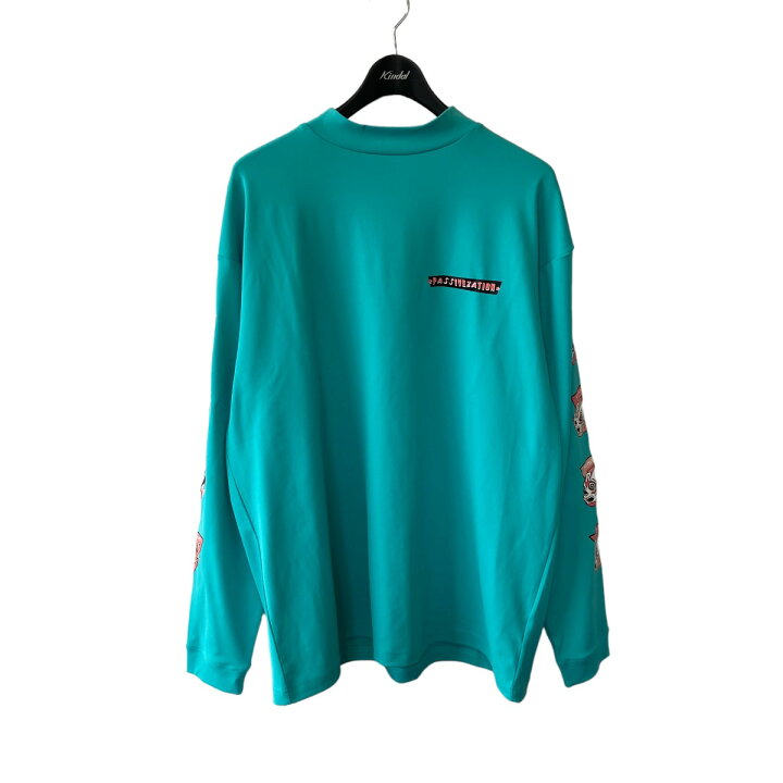 楽天市場】【中古】RUSSELUNO モックネック カットソー ブルー サイズ 
