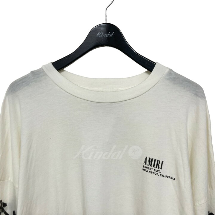 楽天市場】【中古】AMIRIプリントロングTシャツ ホワイト サイズ：UK36 