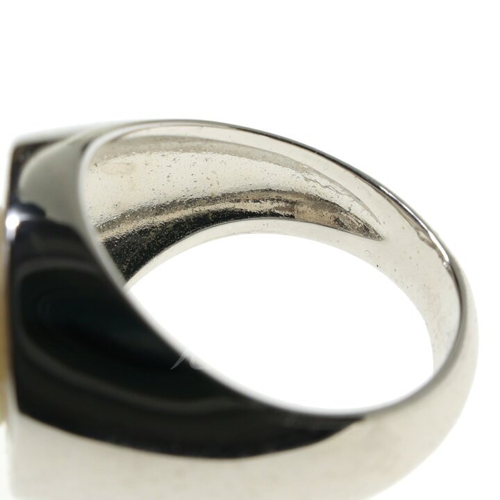 楽天市場】【中古】MM6 Maison Margiela パールリング シルバー サイズ  