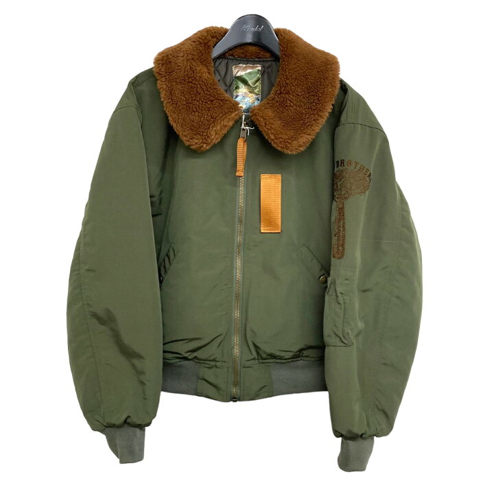 楽天市場】【中古】BALLSY．BROTHERS フライトジャケット オリーブ 