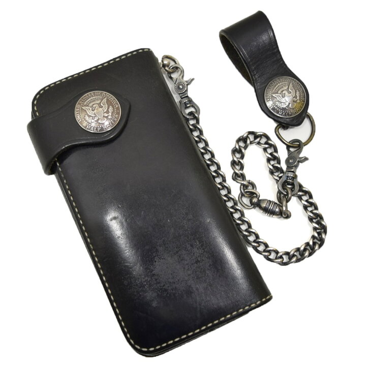楽天市場】【中古】FUNNY ウォレットチェーン付レザーロングウォレット 