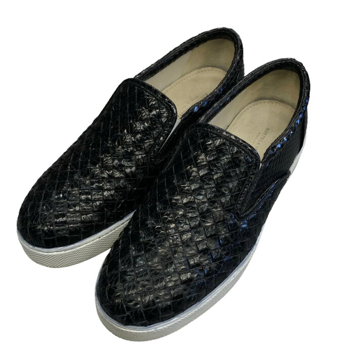 楽天市場】【中古】BOTTEGA VENETAスリッポン ブラック サイズ：表記 