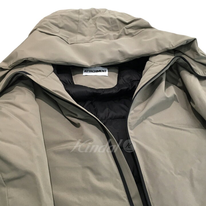 楽天市場】【中古】ATTACHMENT｢3LAYER LIGHT TAFFETA HOODED DOWN COAT 