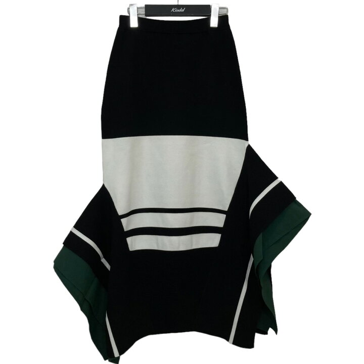 楽天市場】【中古】UN3D． 2TONE BORDER ASYMME ニットスカート 