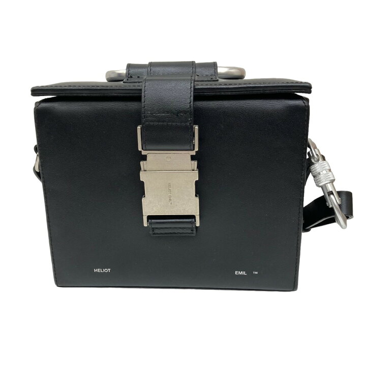 楽天市場】【中古】HELIOT EMIL LEATHER CARABINER BOX BAG ショルダー  