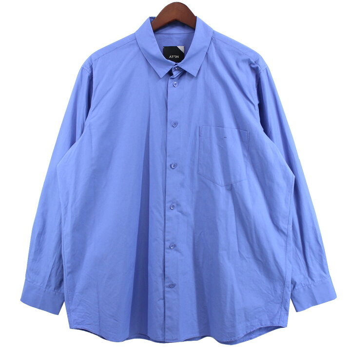 楽天市場】【中古】ATON SUVIN BROAD STANDARD SHIRT スビン ブロード 