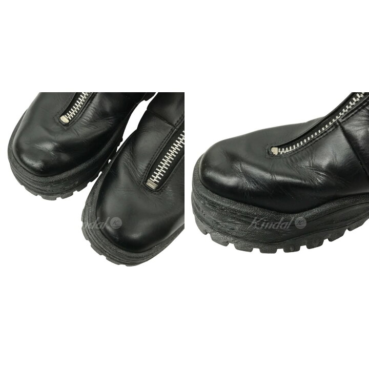 楽天市場】【中古】EYTYS Raven センタージップブーツ 厚底 レザー