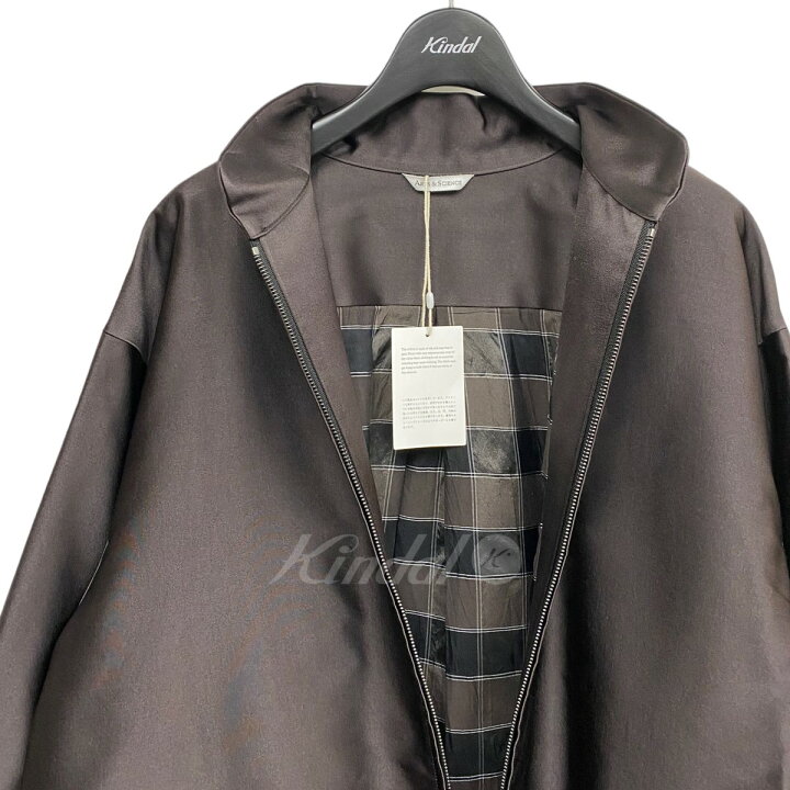 楽天市場】【中古】ARTS＆SCIENCE22AW Satin zip up short coat シルク 