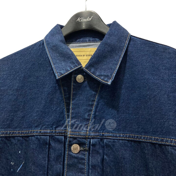 楽天市場】【中古】SEVEN BY SEVEN ｢PAINT DENIM JACKET｣ペンキデニム 