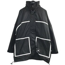 【中古】STELLA McCARTNEY × adidasTRUENATUREぱっかぶるジャケット IL3818 ブラック サイズ：S【価格見直し】