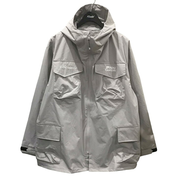 楽天市場】【中古】WIND AND SEA × Abu Garcia ジップアップフーデッド 