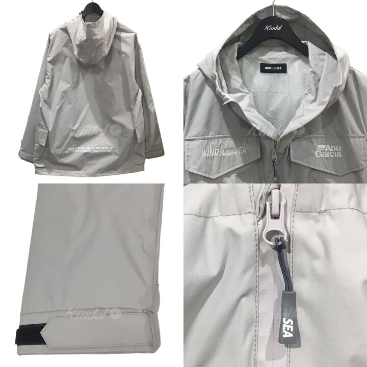 楽天市場】【中古】WIND AND SEA × Abu Garcia ジップアップフーデッド 