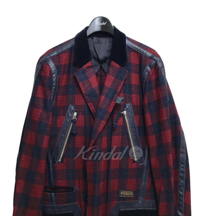 楽天市場】【中古】JohnUNDERCOVER×PENDLETON16AW チェスターコート 