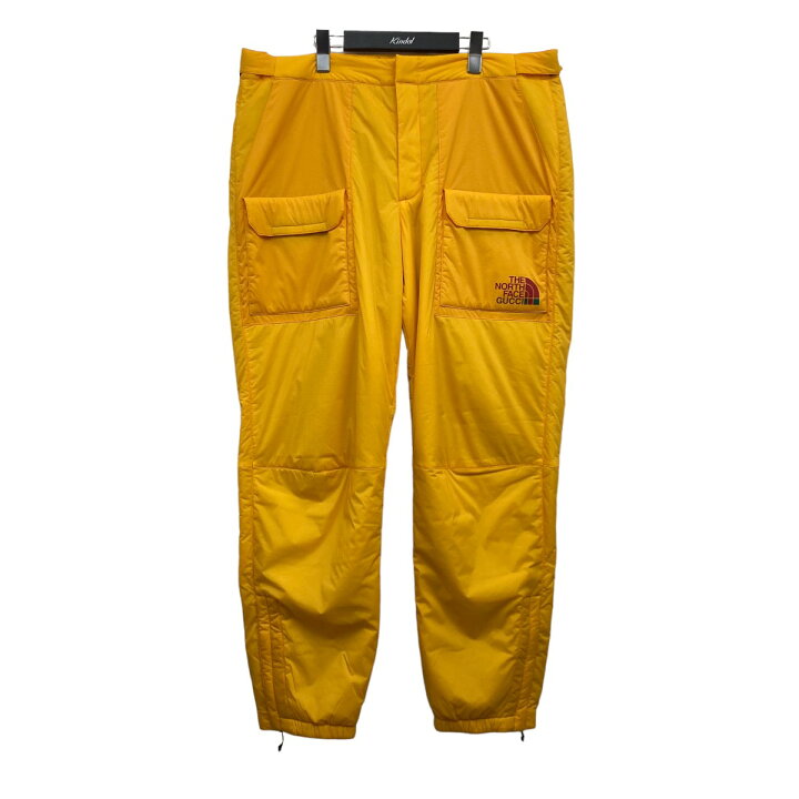 楽天市場】【中古】GUCCI × THE NORTH FACEナイロンパンツ イエロー 