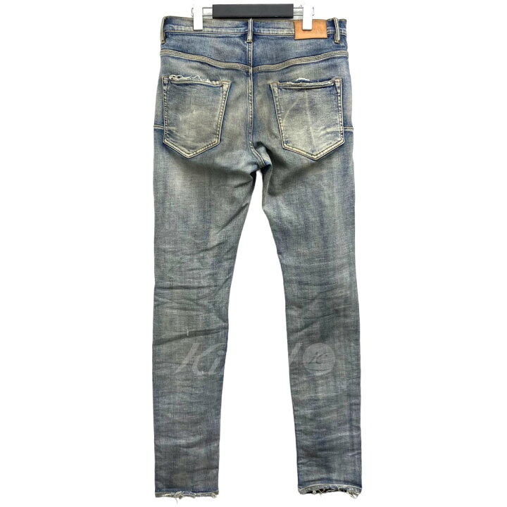 楽天市場】【中古】PURPLE BRAND ダメージ加工デニムパンツ インディゴ 