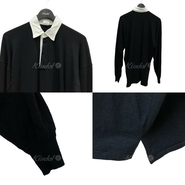 楽天市場】【中古】COMOLI ウールラグビーシャツ W03-05012 ブラック 