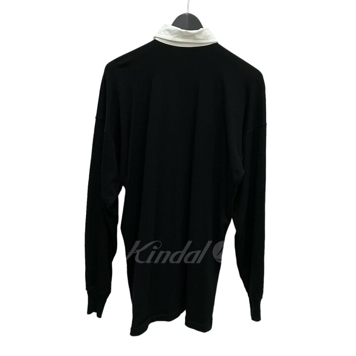 楽天市場】【中古】COMOLI ウールラグビーシャツ W03-05012 ブラック 