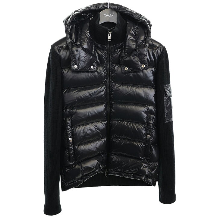 楽天市場】【中古】MONCLER 並行品MAGLIA TRICOT ニット切替ダウン 