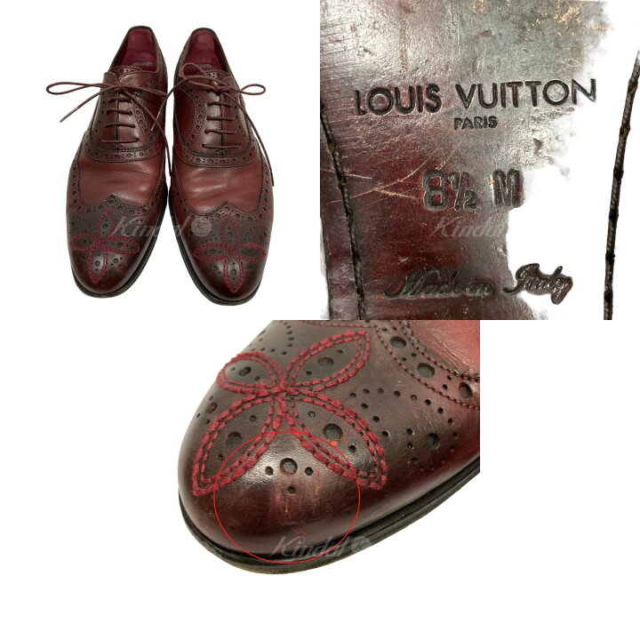 LOUIS VUITTON ウィングチップシューズ ST0190 ルイヴィトン