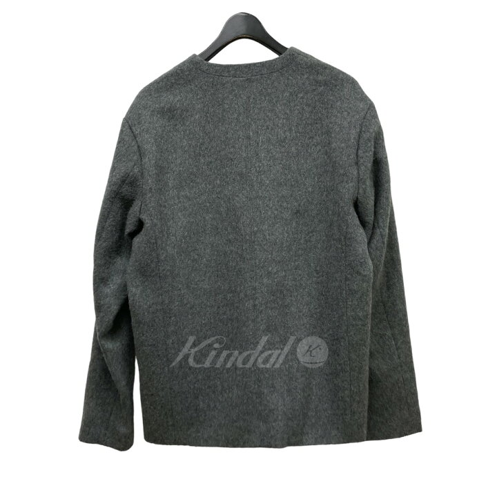 楽天市場】【中古】LAid back ノーカラージャケット グレー サイズ：1  