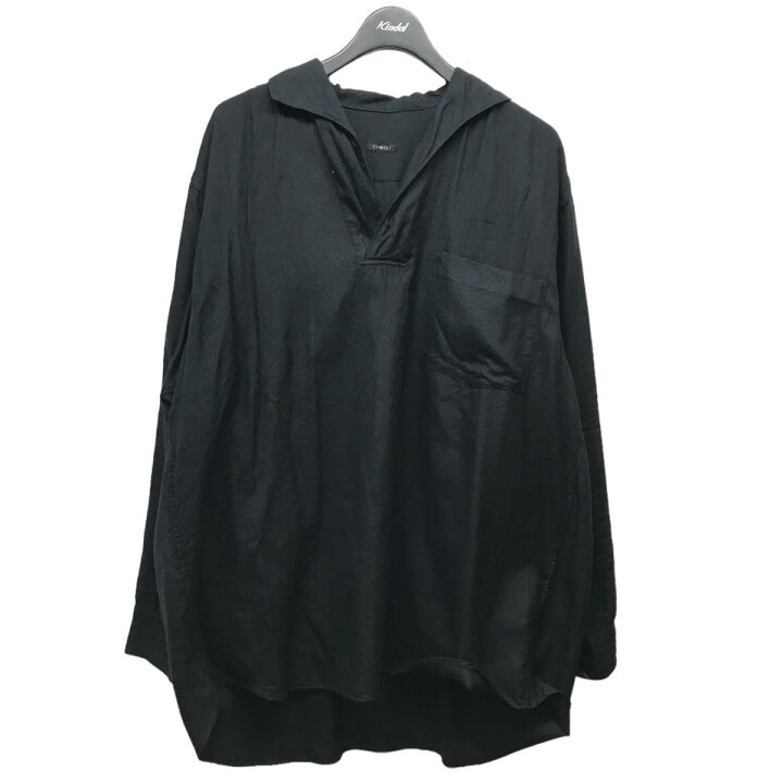楽天市場】【中古】COMOLI シルクネルスキッパーシャツ ダークネイビー 