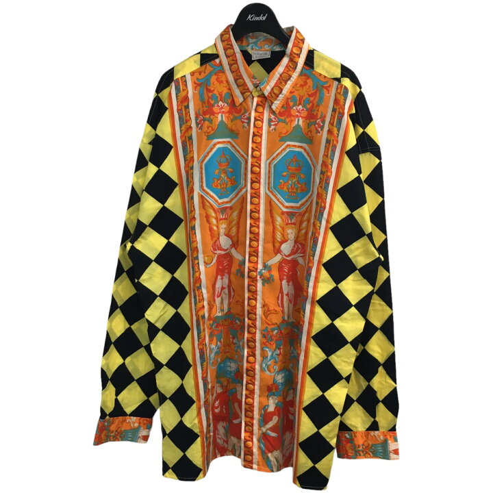 楽天市場】【中古】VERSUS総柄シャツ マルチカラー サイズ：38／52 
