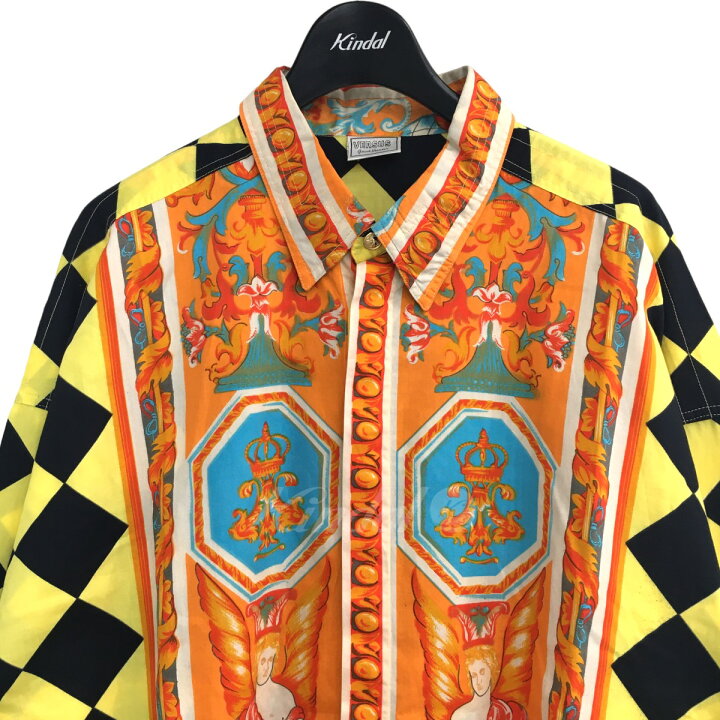 楽天市場】【中古】VERSUS総柄シャツ マルチカラー サイズ：38／52 